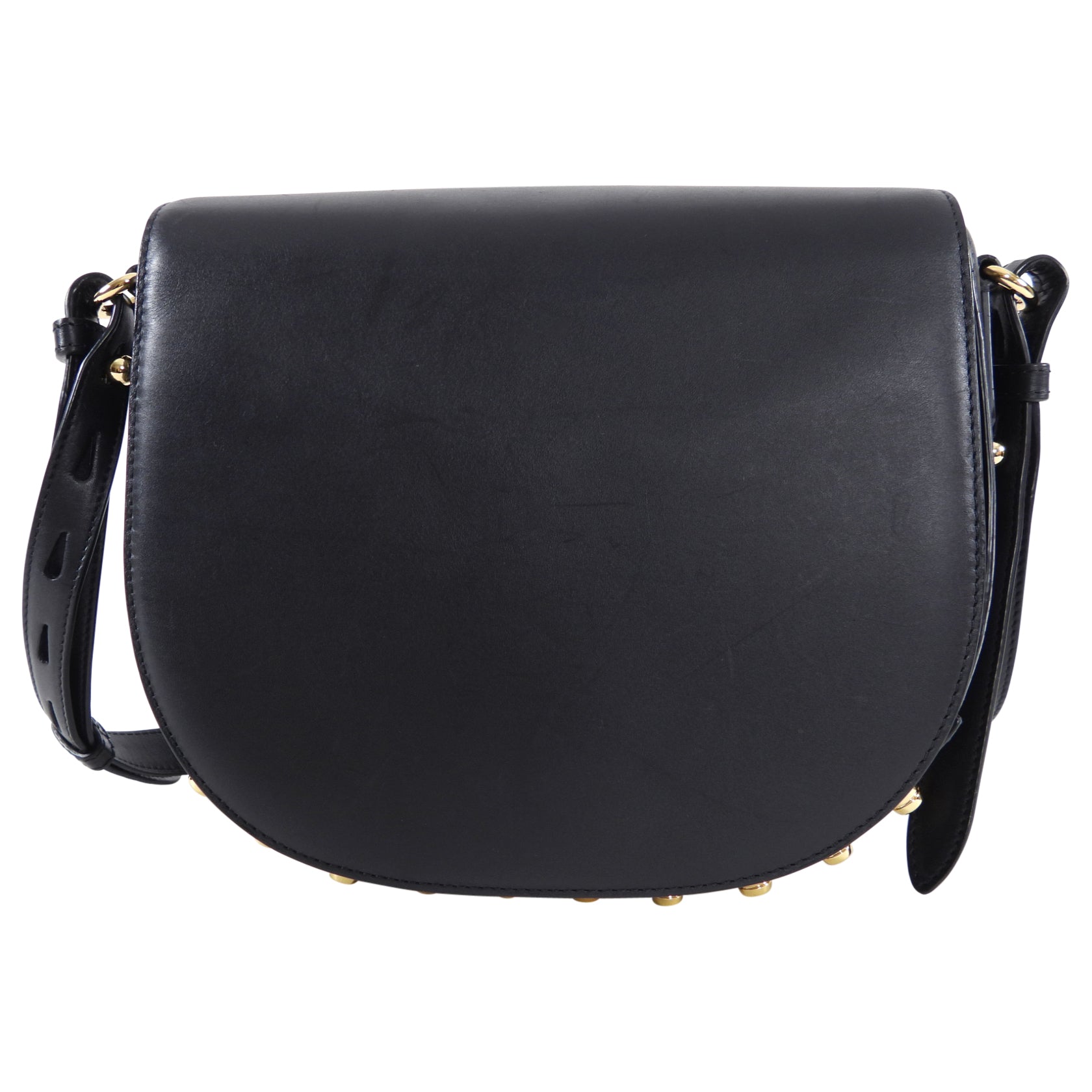Alexander Wang Black Leather Stud Lia Bag