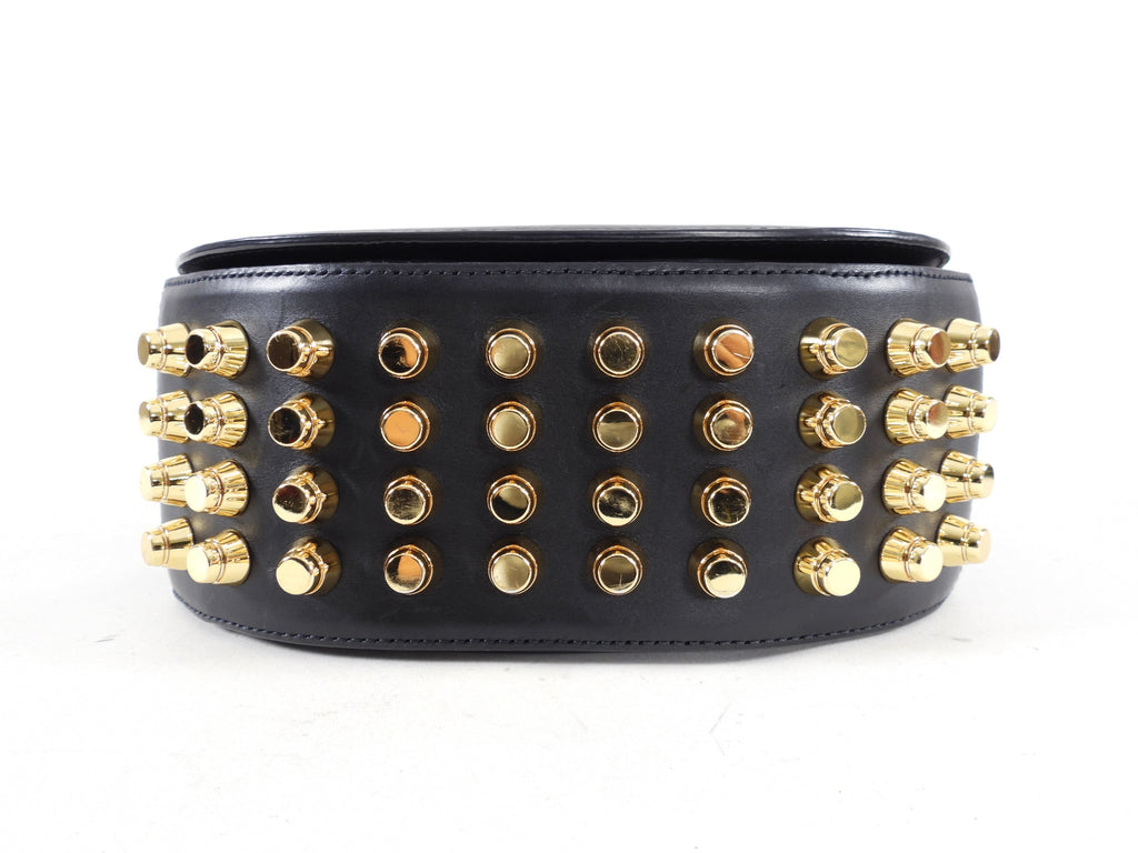 Alexander Wang Black Leather Stud Lia Bag