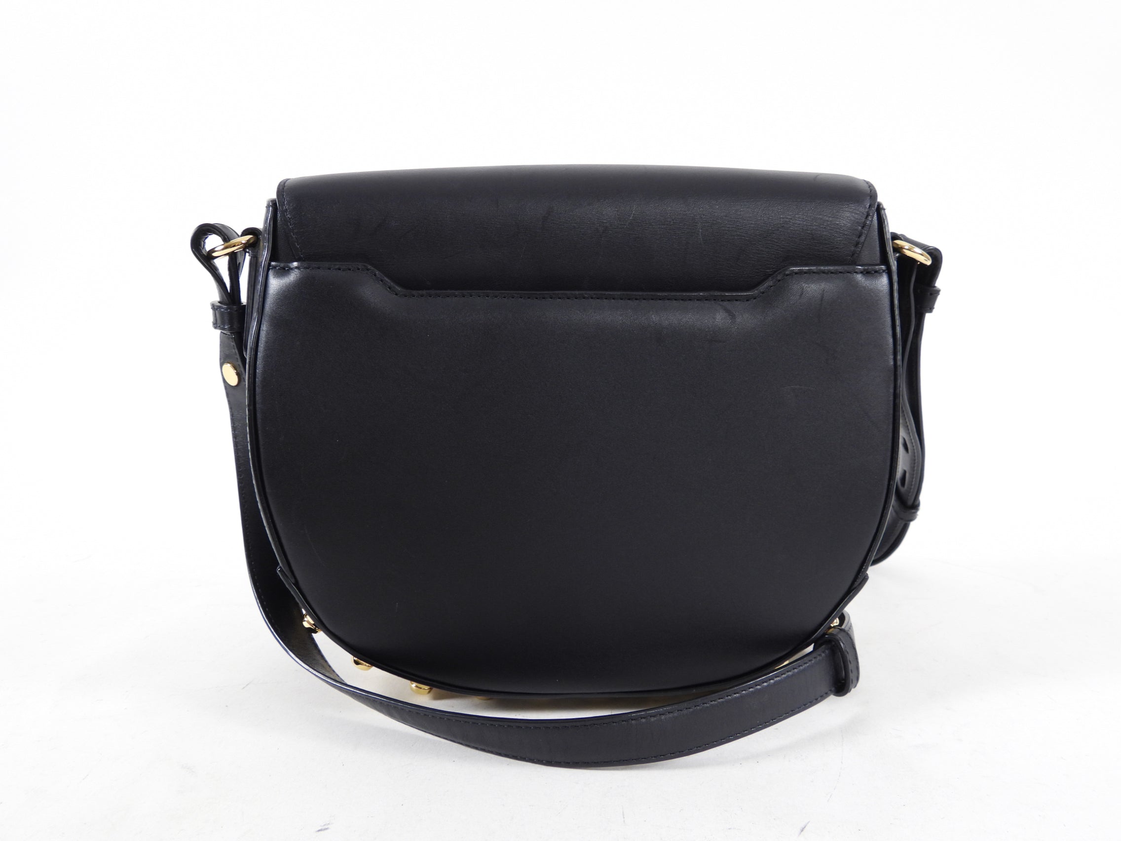 Alexander Wang Black Leather Stud Lia Bag
