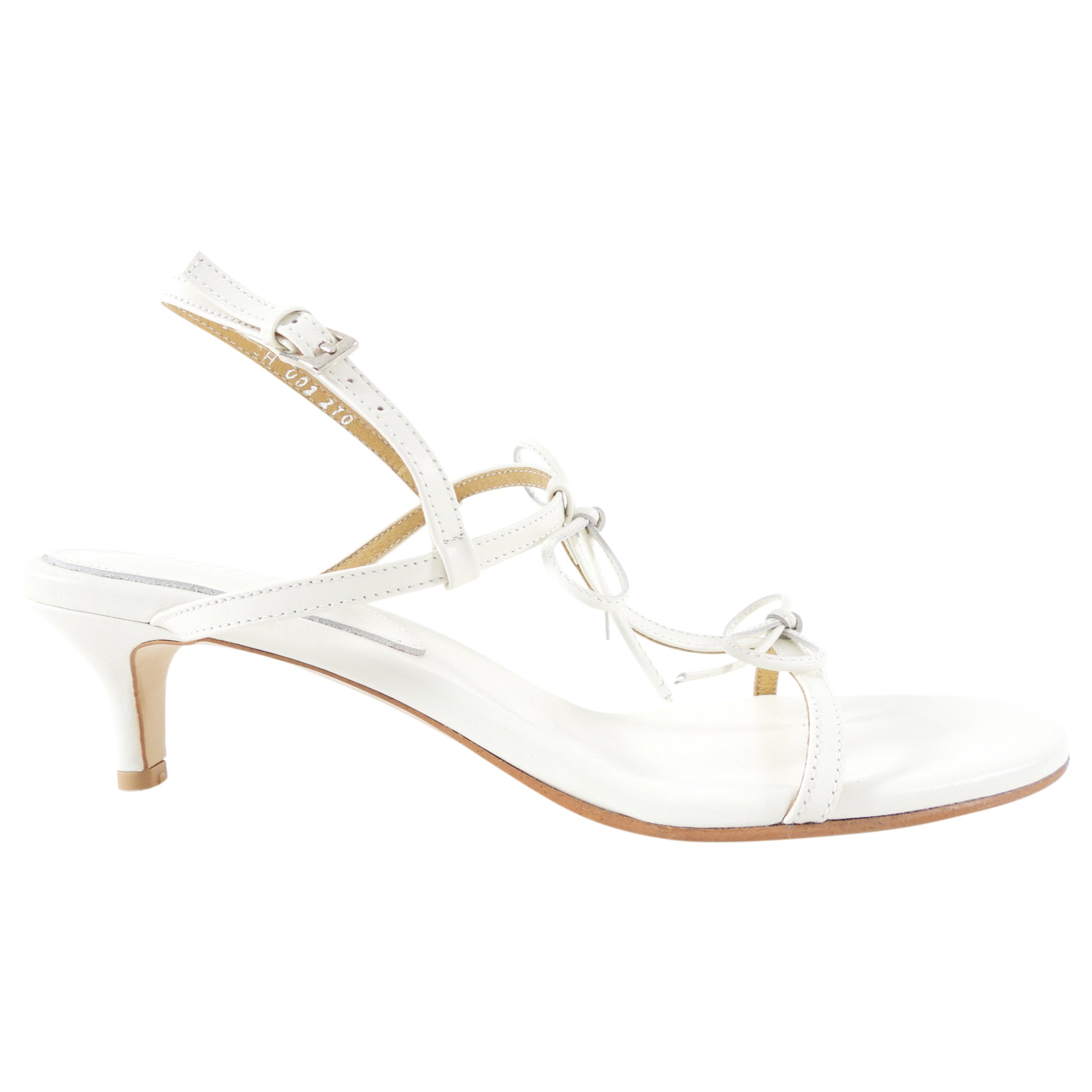 Reike Nen White Bow Sandals - 40