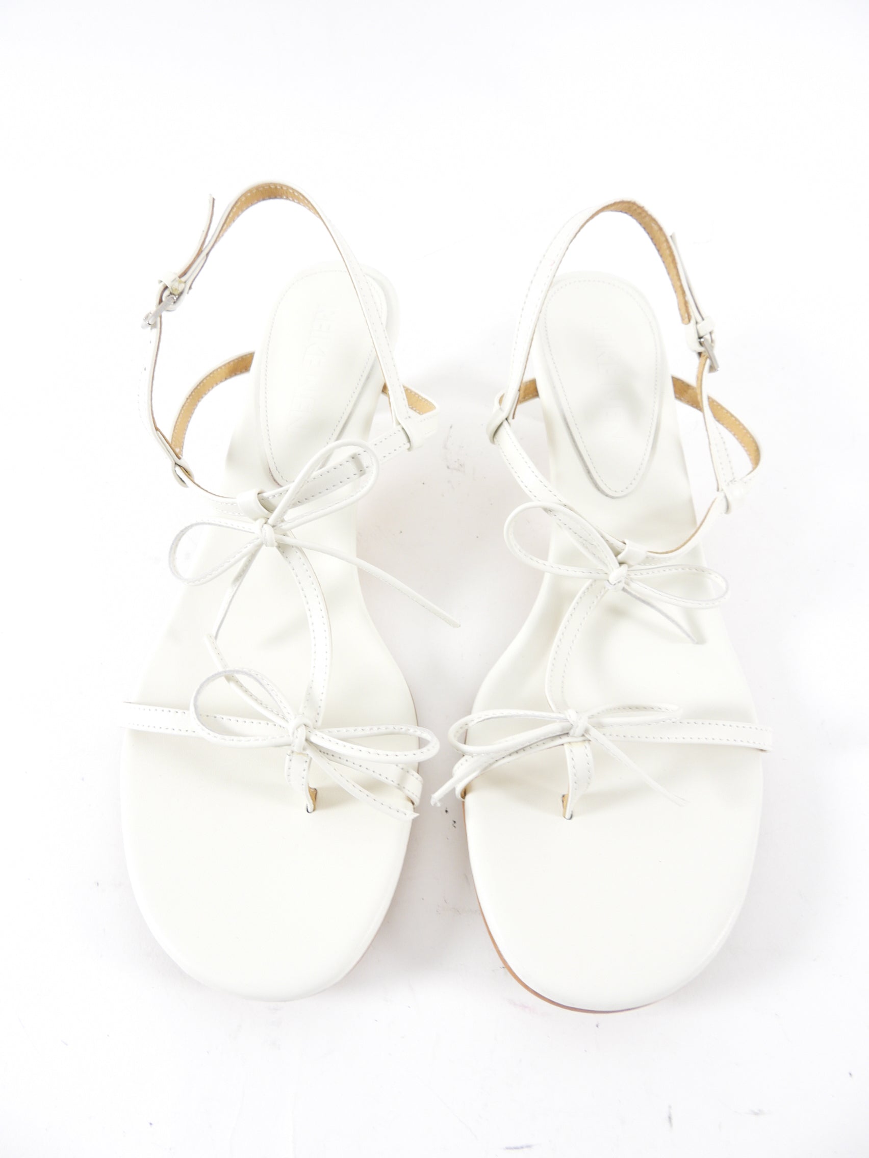Reike Nen White Bow Sandals - 40