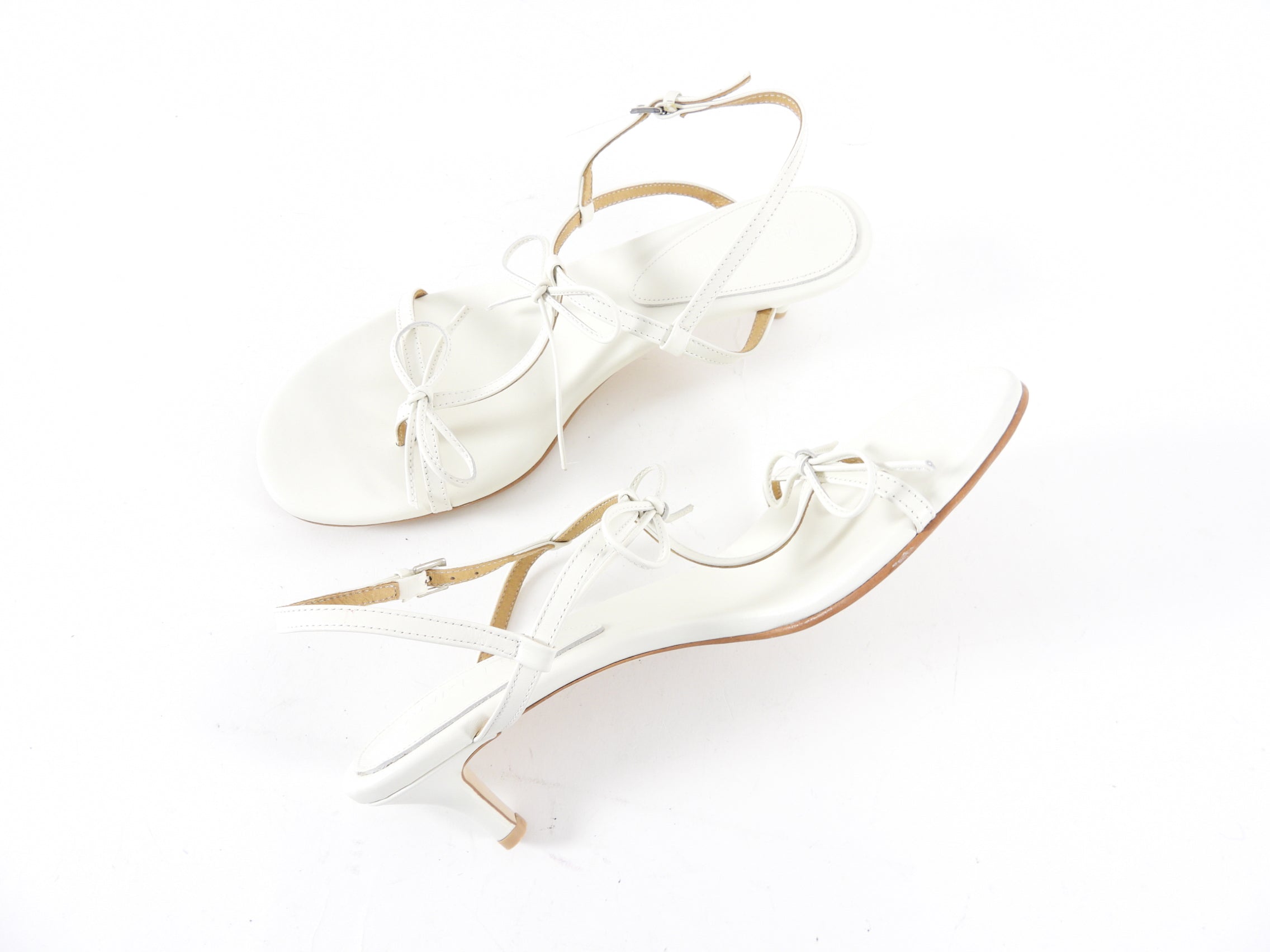 Reike Nen White Bow Sandals - 40