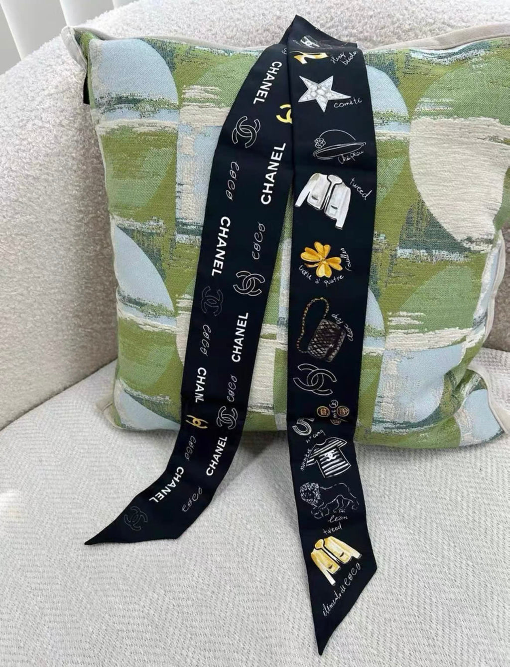 Chanel 24P new twilly silk scarf
