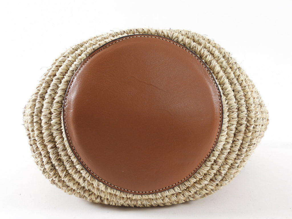 Hunting Season Natural Raffia Woven Two Way Basket Bag