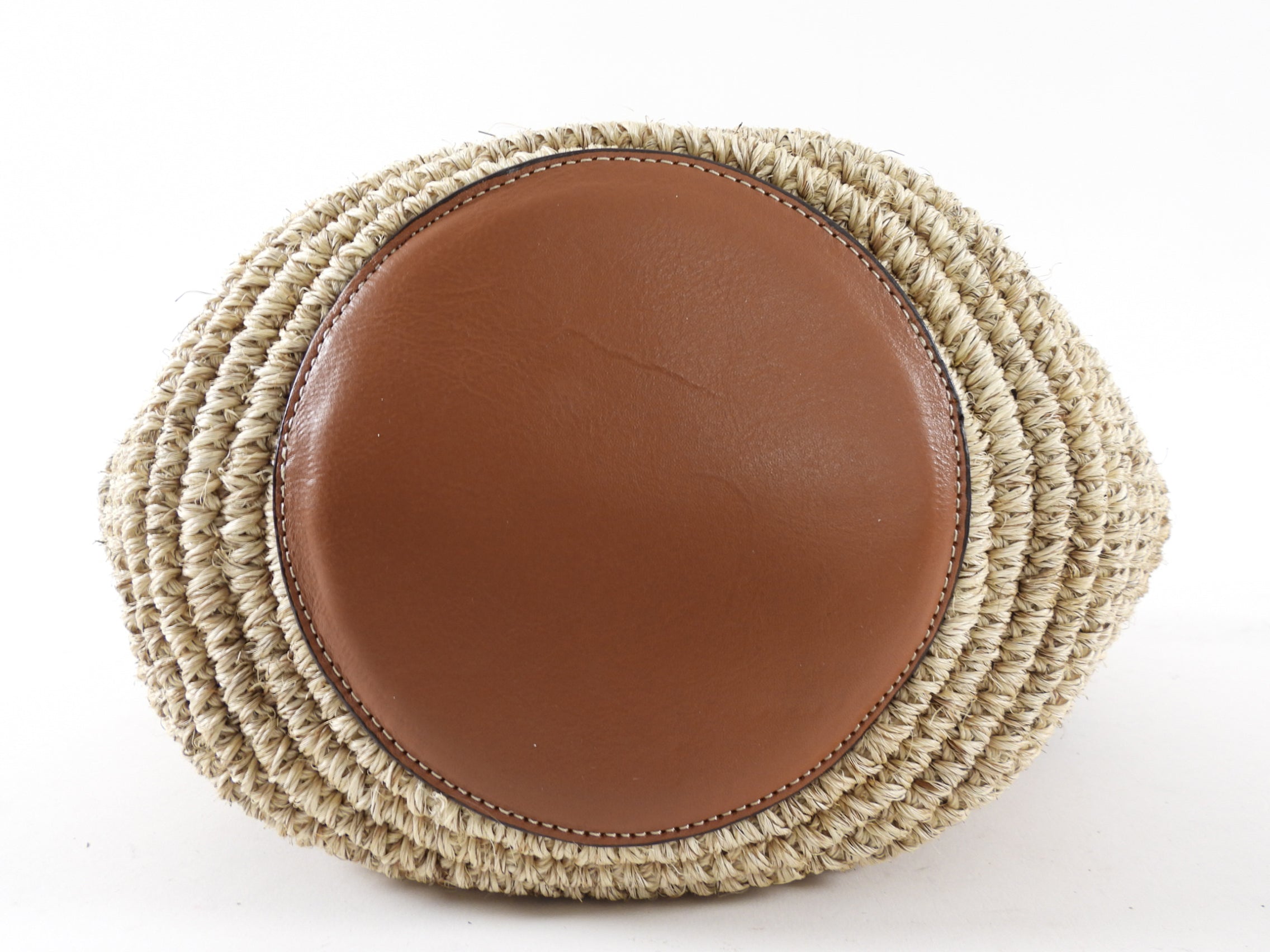 Hunting Season Natural Raffia Woven Two Way Basket Bag