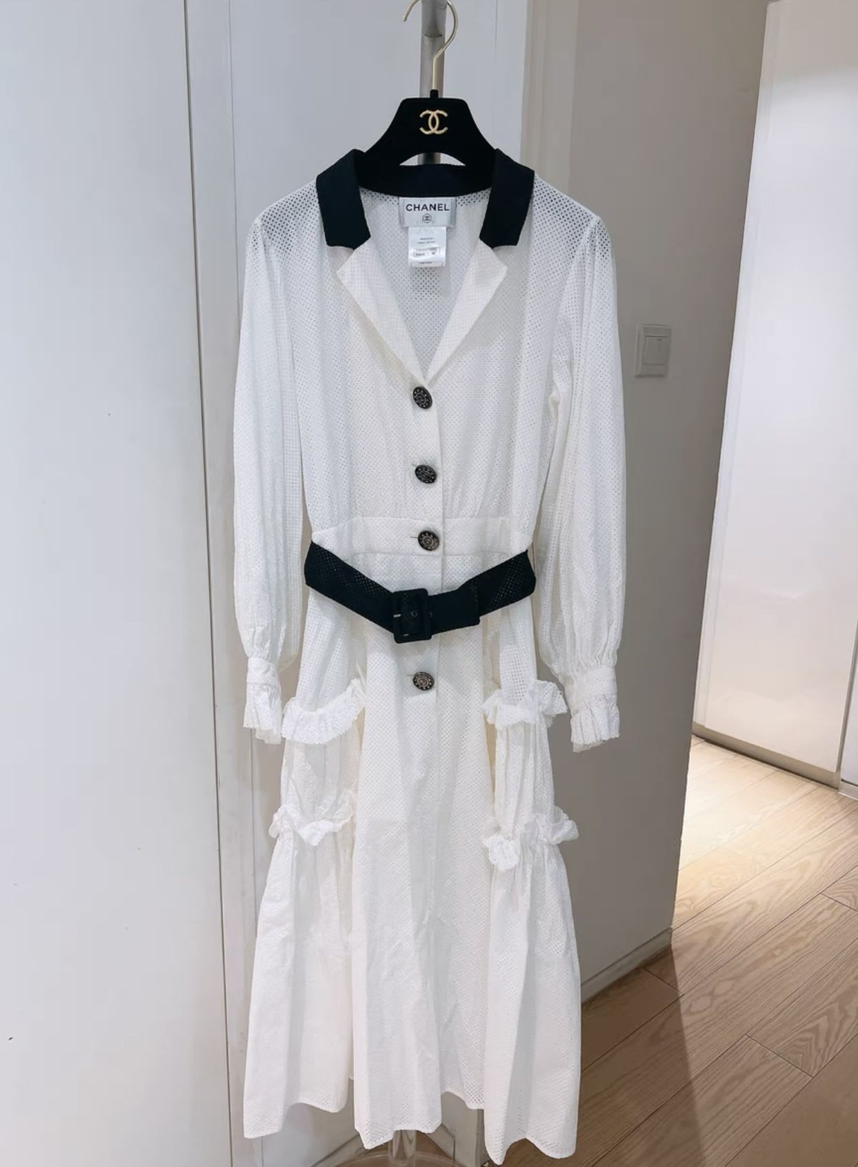 Chanel white dress