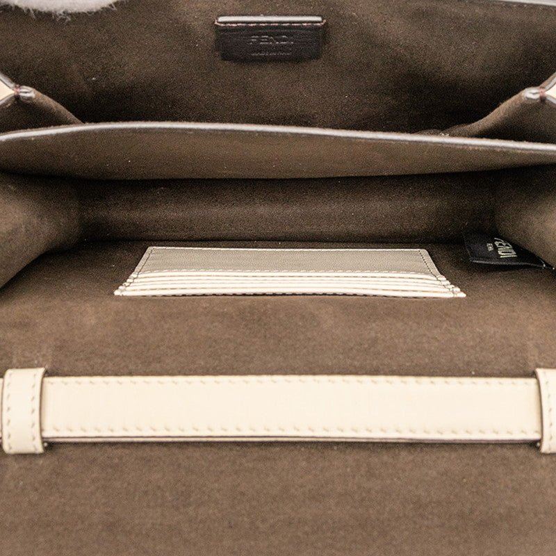 Fendi FENDI FAB Leather Shoulder Bag