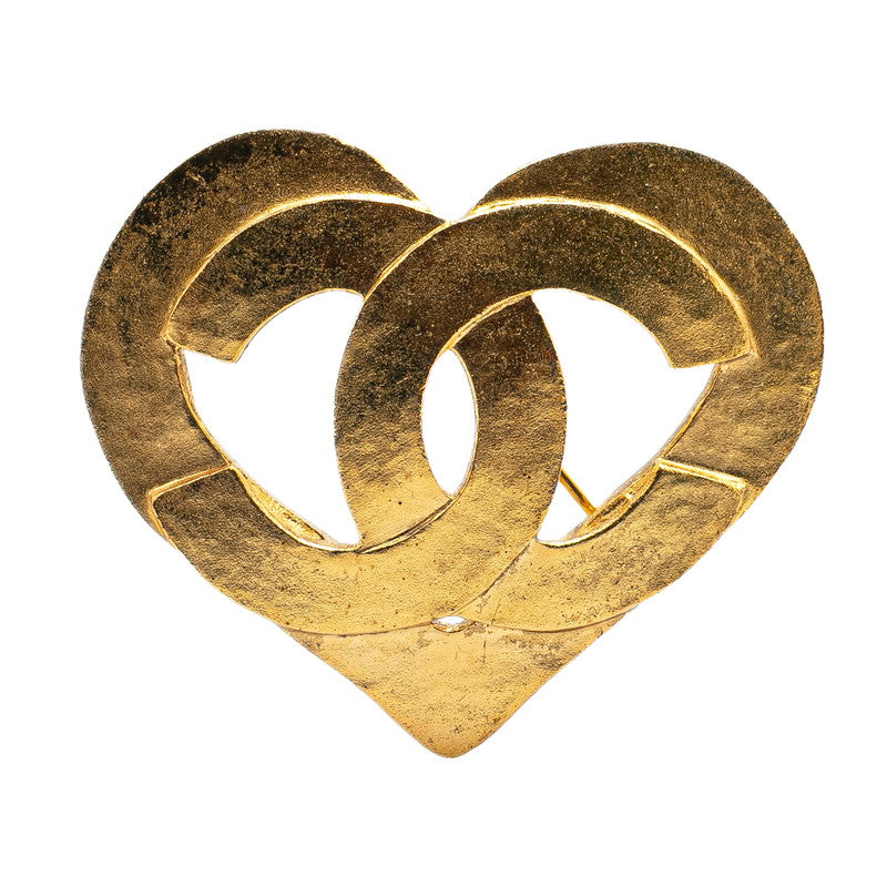Chanel Coco Mark Heart Brooch