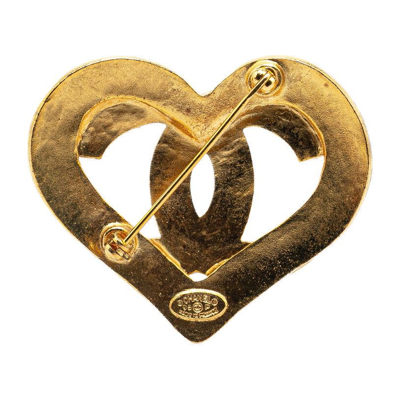 Chanel Coco Mark Heart Brooch