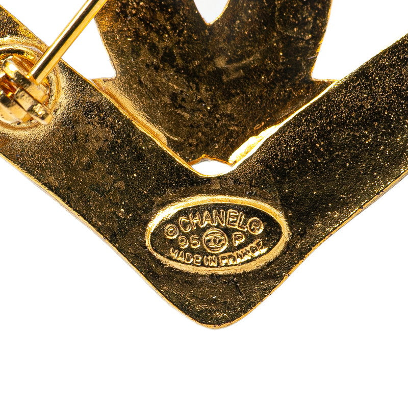 Chanel Coco Mark Heart Brooch