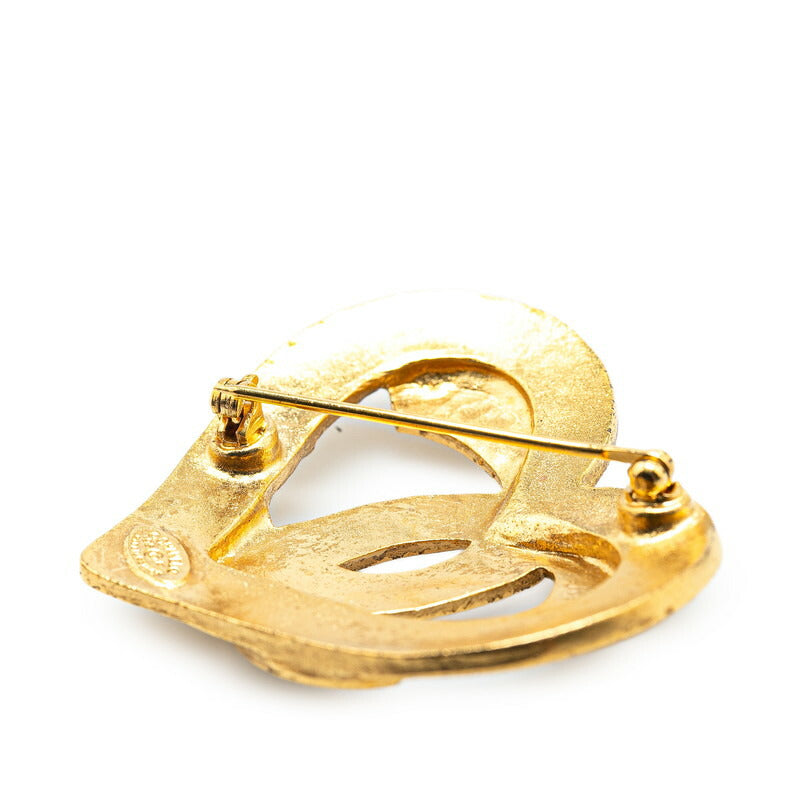 Chanel Coco Mark Heart Brooch