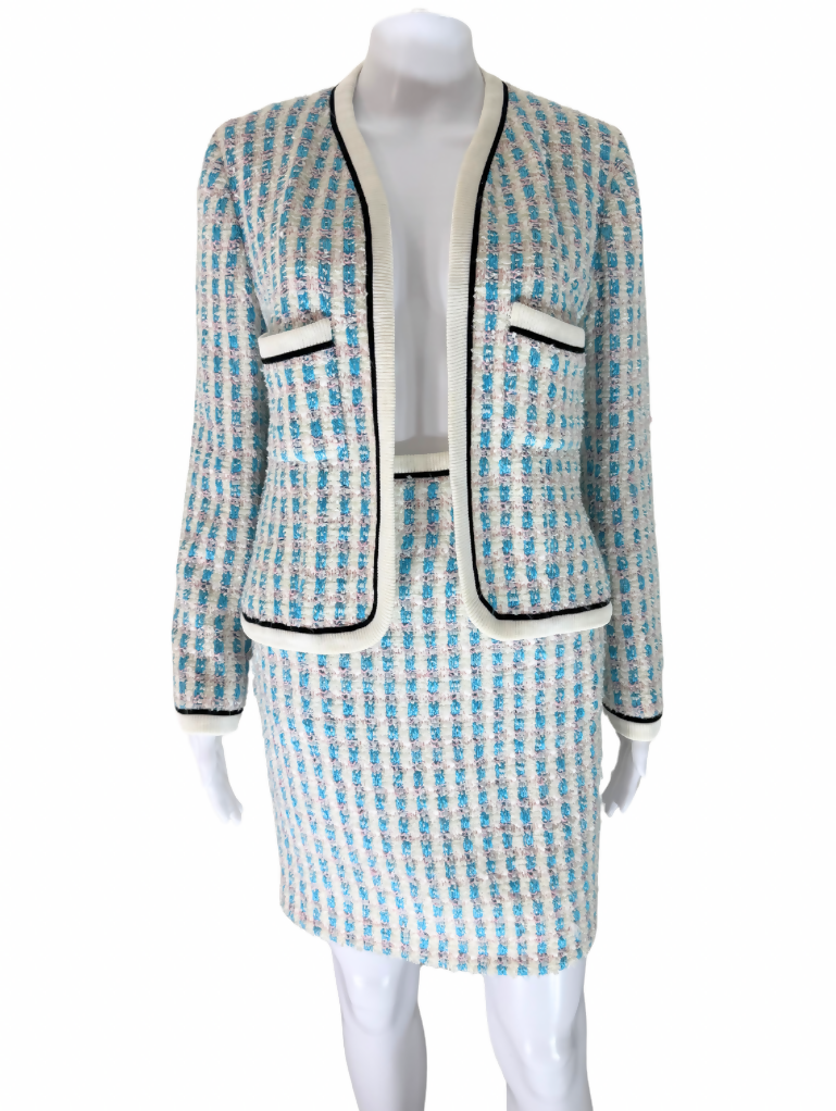 Chanel Vintage 1992 Runway Tweed Set