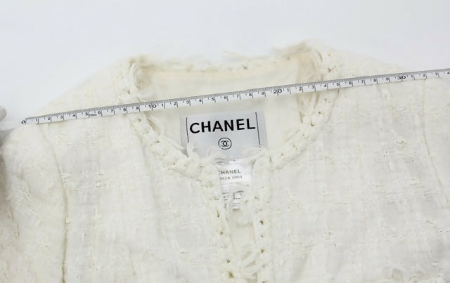 Chanel Vintage 2004 Cruise Ensemble Collarless Jacket