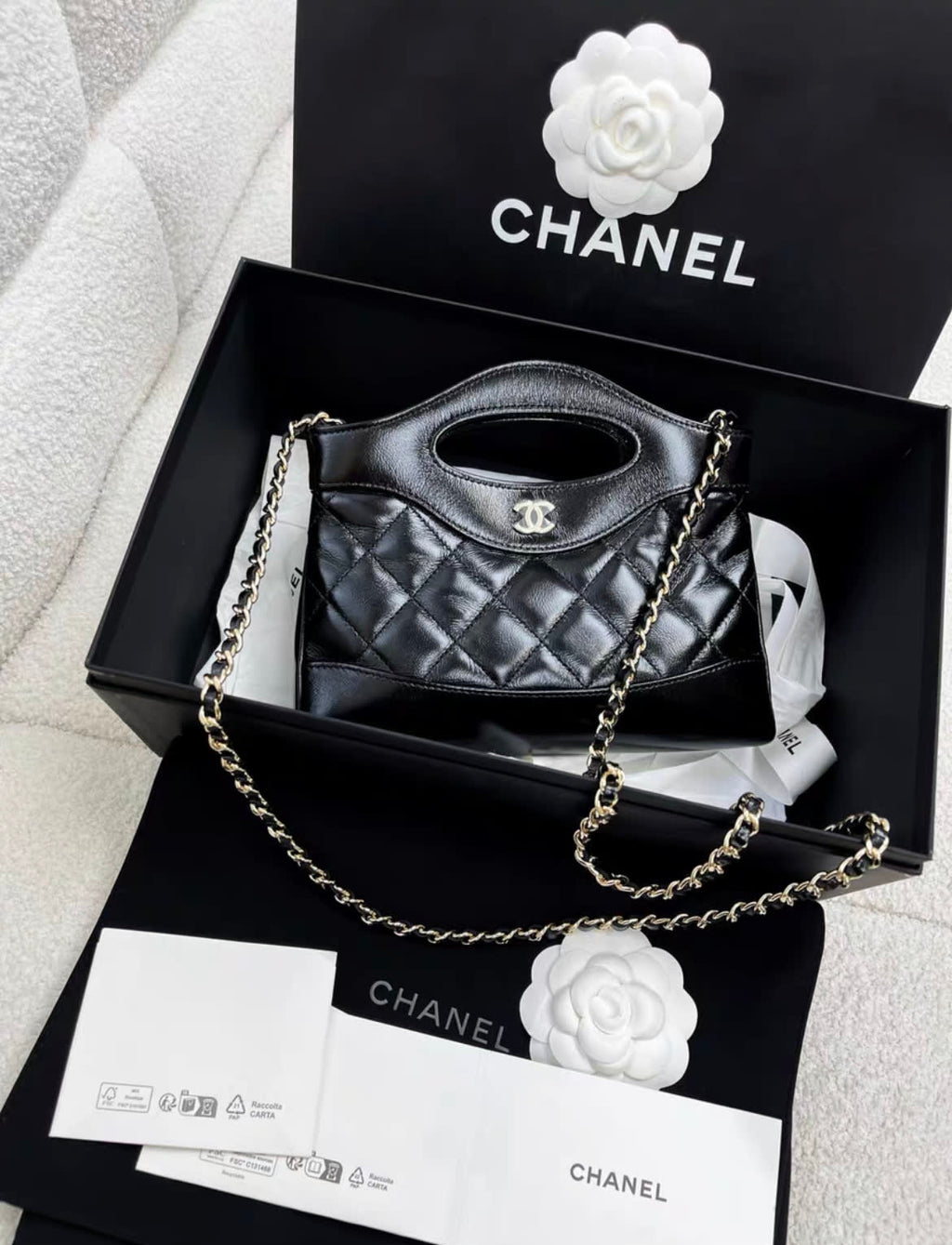 Chanel 31bag nano black
