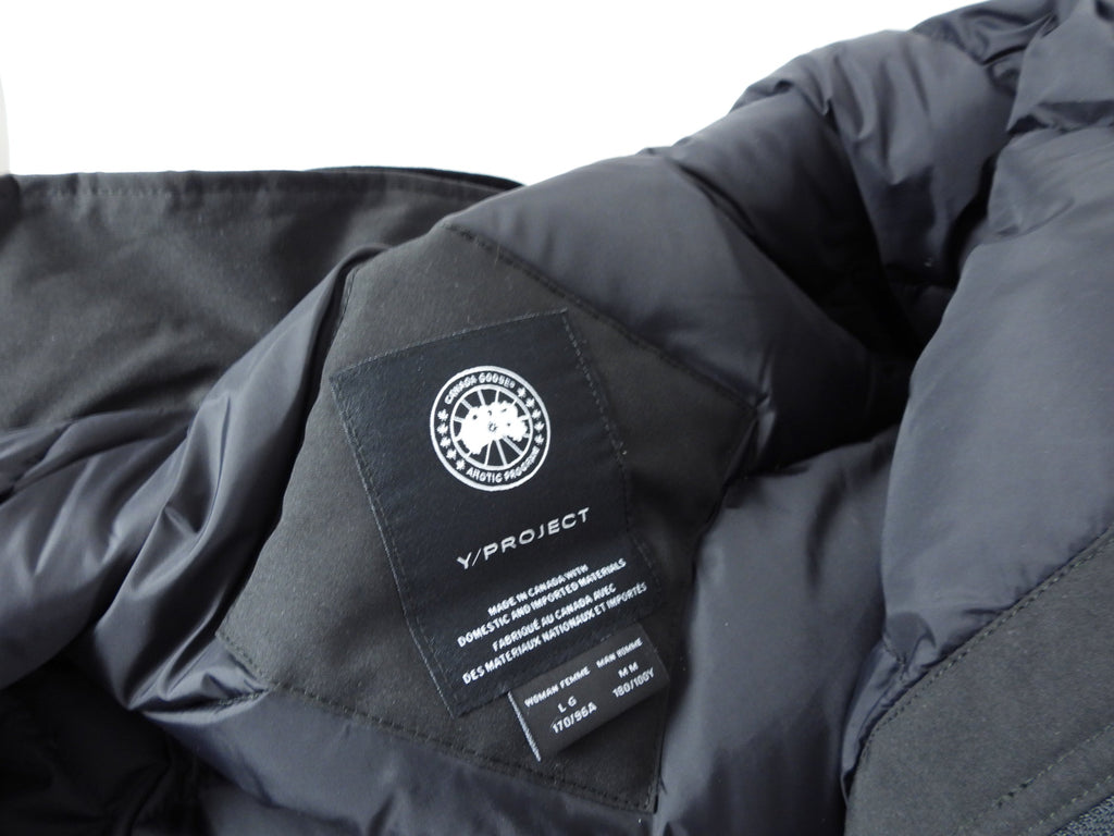 Canada Goose x Y Project Unisex Black Constable Parka - Womens L / Mens M