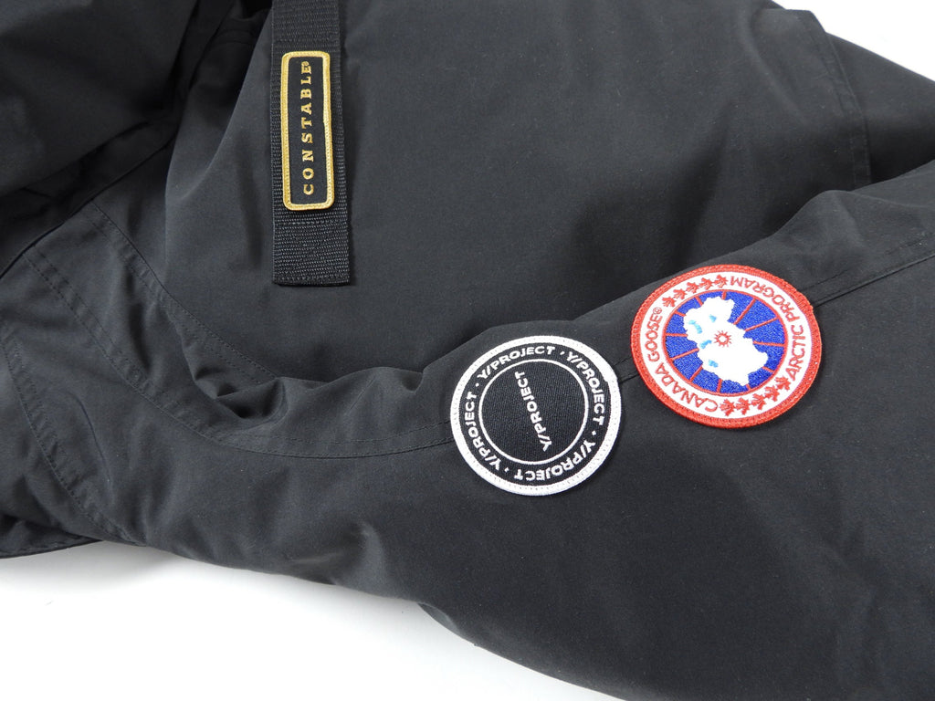 Canada Goose x Y Project Unisex Black Constable Parka - Womens L / Mens M