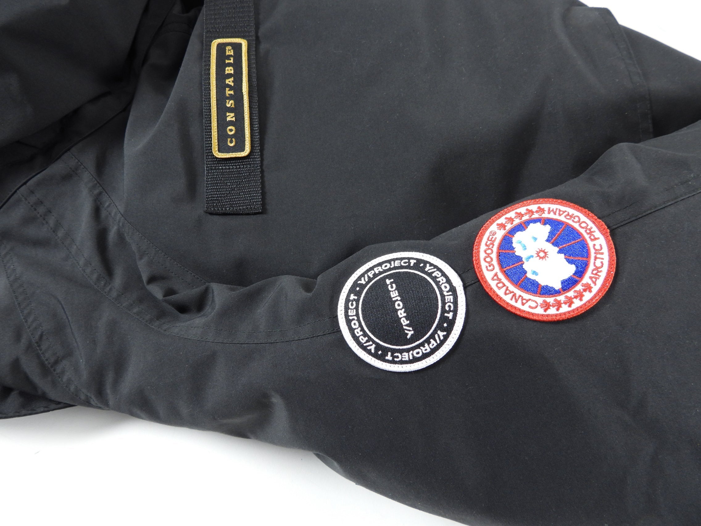 Canada Goose x Y Project Unisex Black Constable Parka - Womens L / Mens M