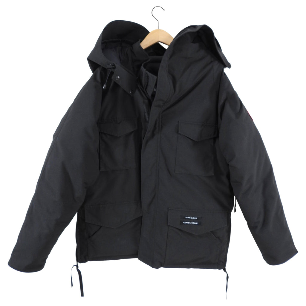 Canada Goose x Y Project Unisex Black Constable Parka - Womens L / Mens M