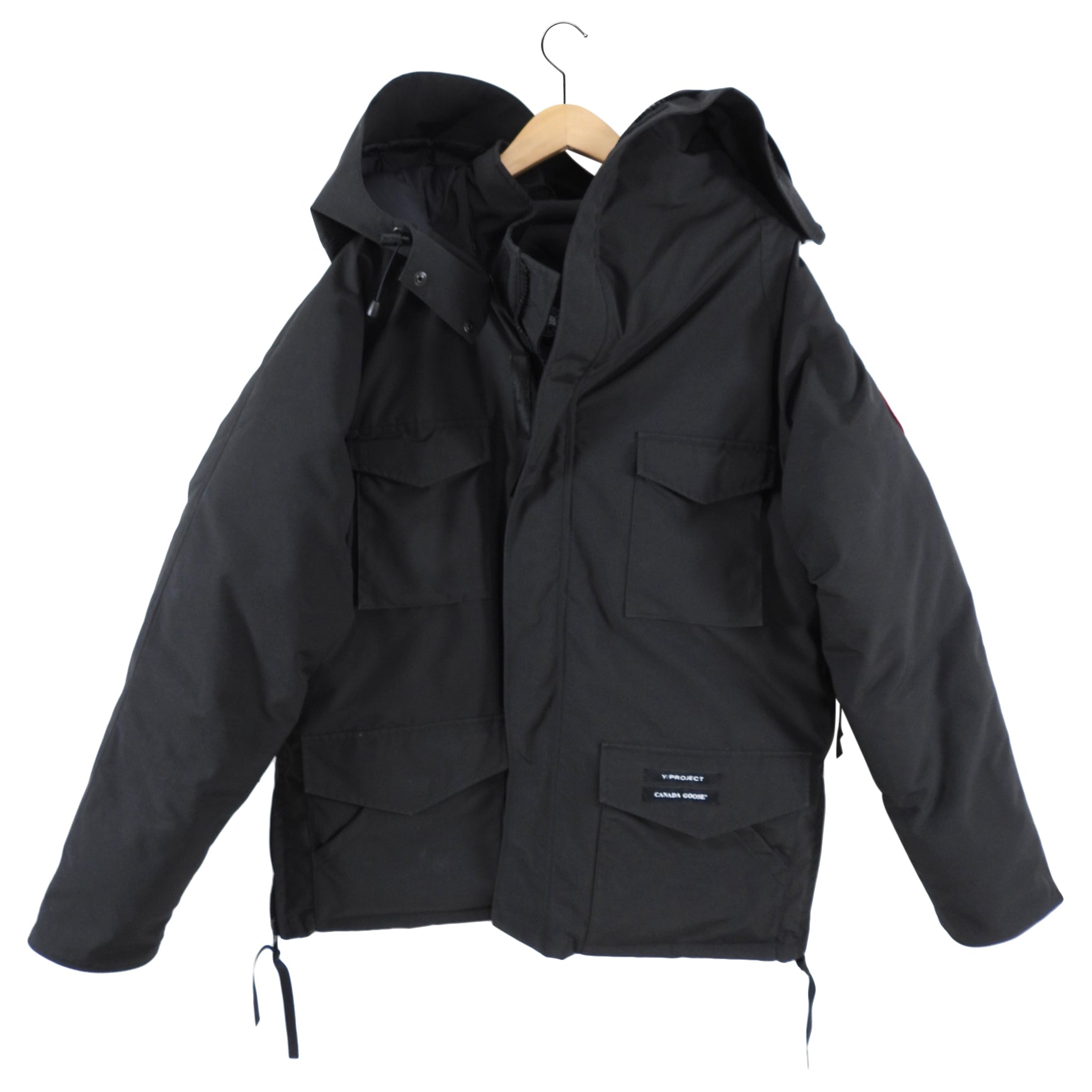 Canada Goose x Y Project Unisex Black Constable Parka - Womens L / Mens M
