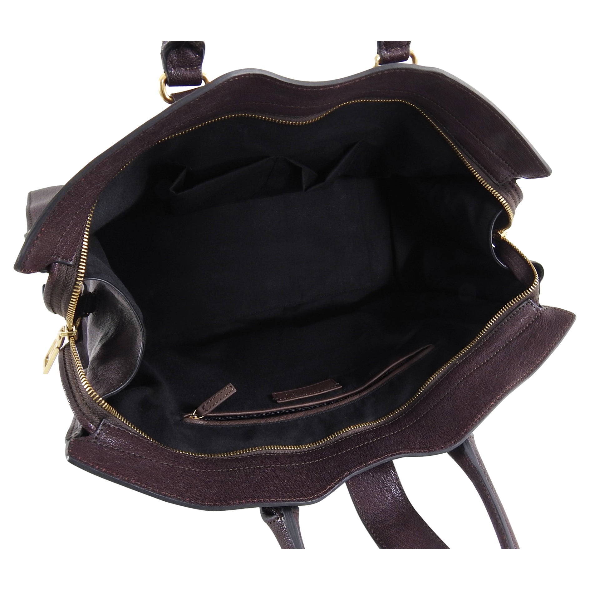 YSL Yves Saint Laurent Plum Cabas Chyc Large Satchell Bag