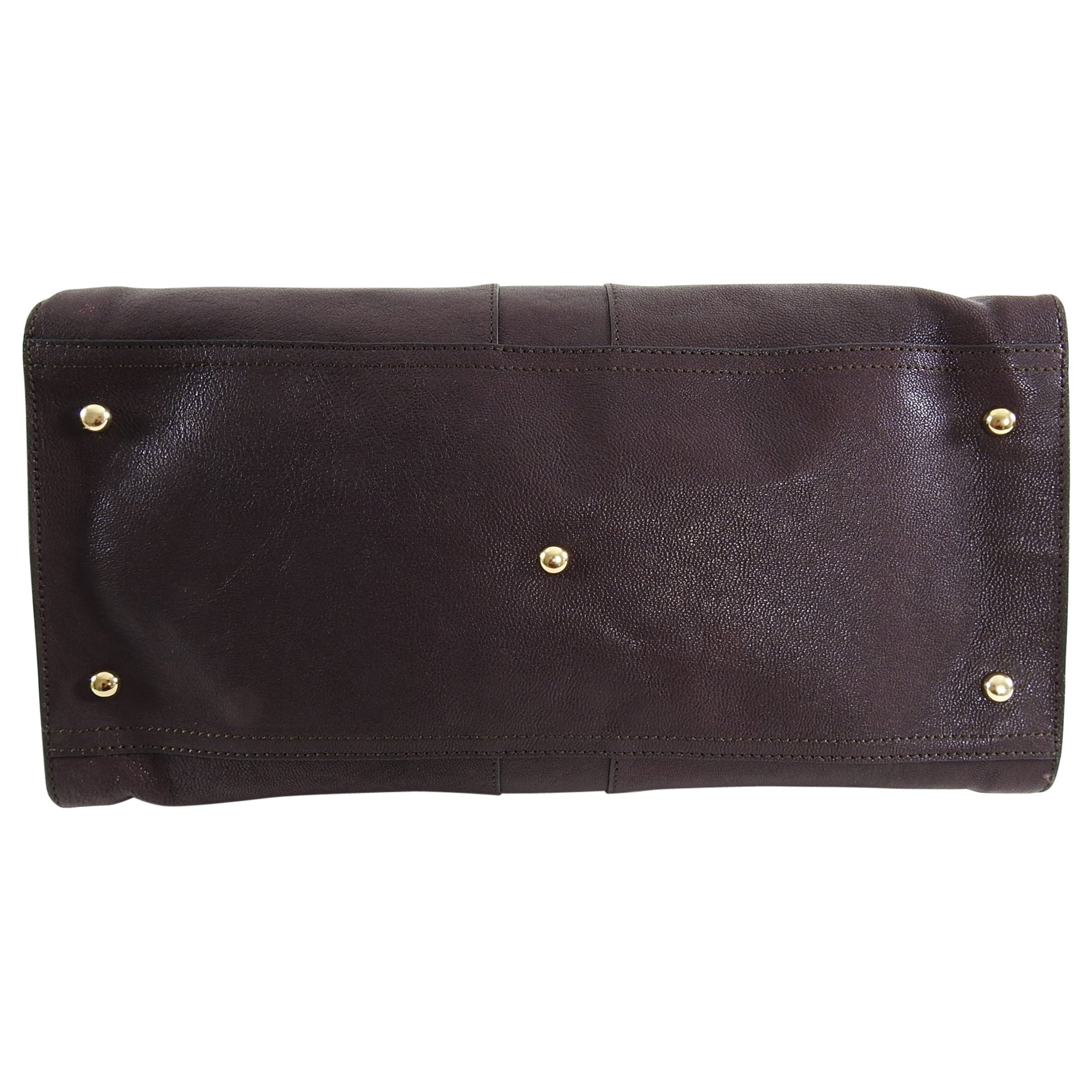 YSL Yves Saint Laurent Plum Cabas Chyc Large Satchell Bag