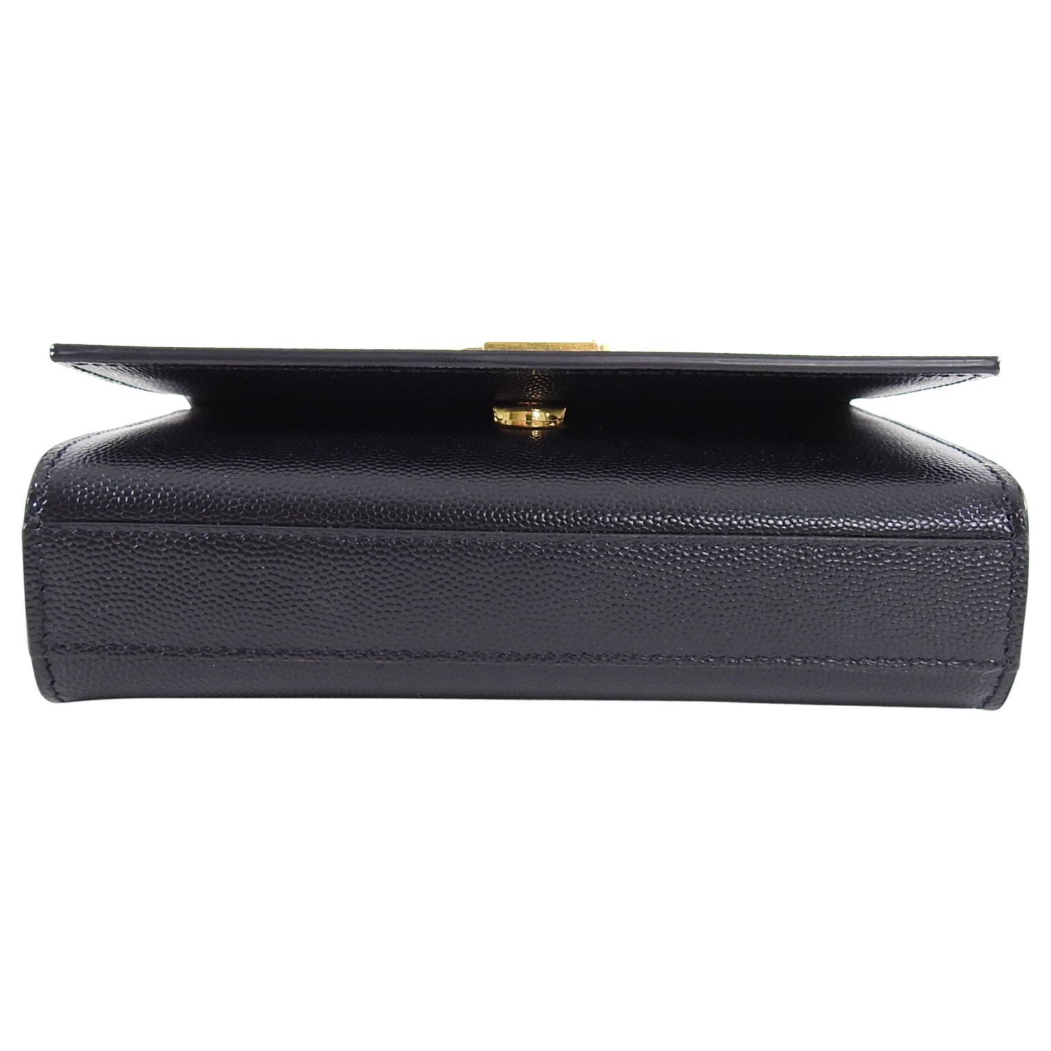Saint Laurent Black Leather Original Small Chain Crossbody Bag