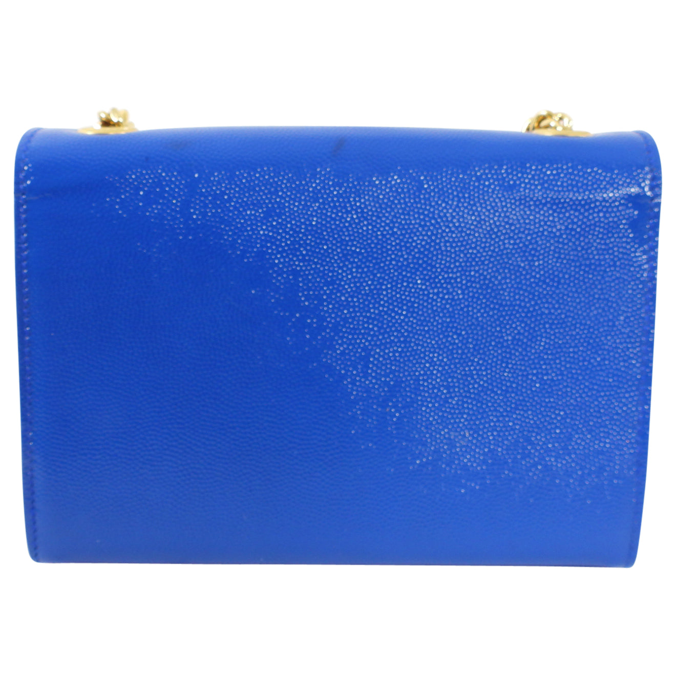Saint Laurent Blue and Gold Mini Kate Crossbody Bag