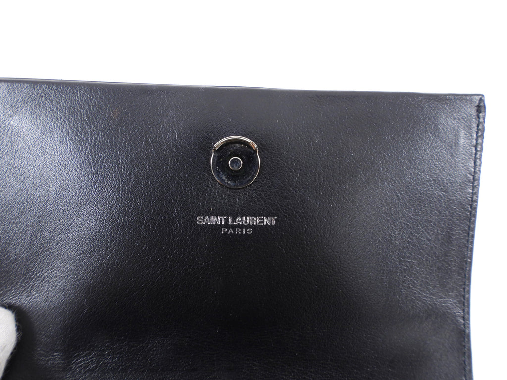 Saint Laurent Mini Calf Leopard Kate Tassel Crossbody Bag