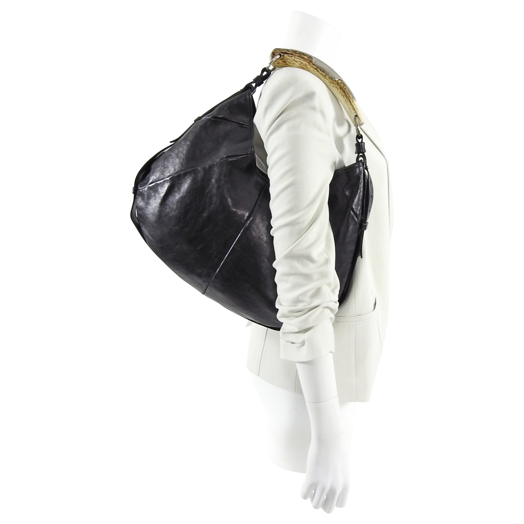YSL Yves Saint Laurent Large Mombasa Hobo Bag