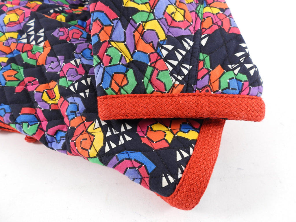 Yves Saint Laurent Rive Gauche Vintage 1980's Multicolour Quilt Jacket