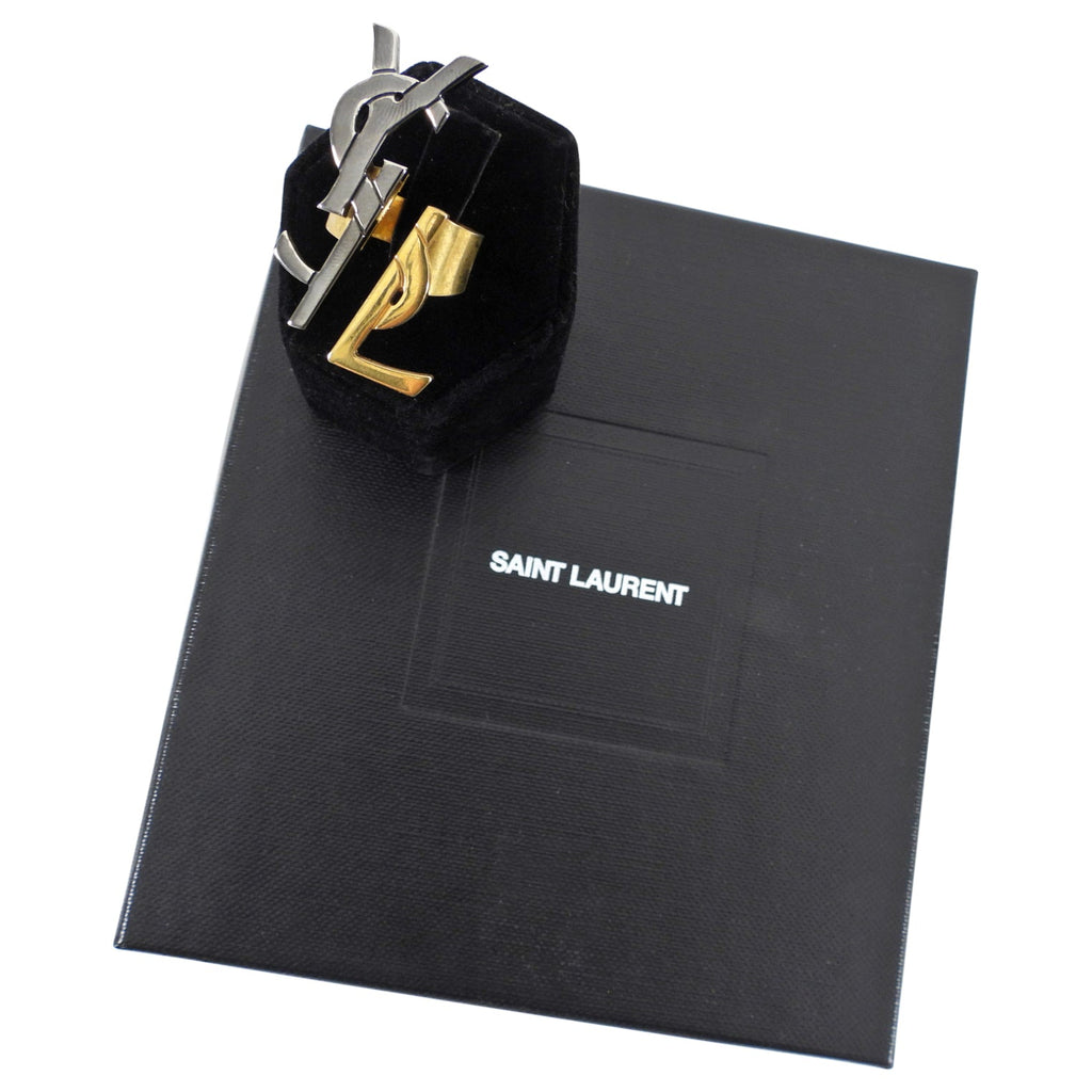 Saint Laurent YSL Logo Ring - 6
