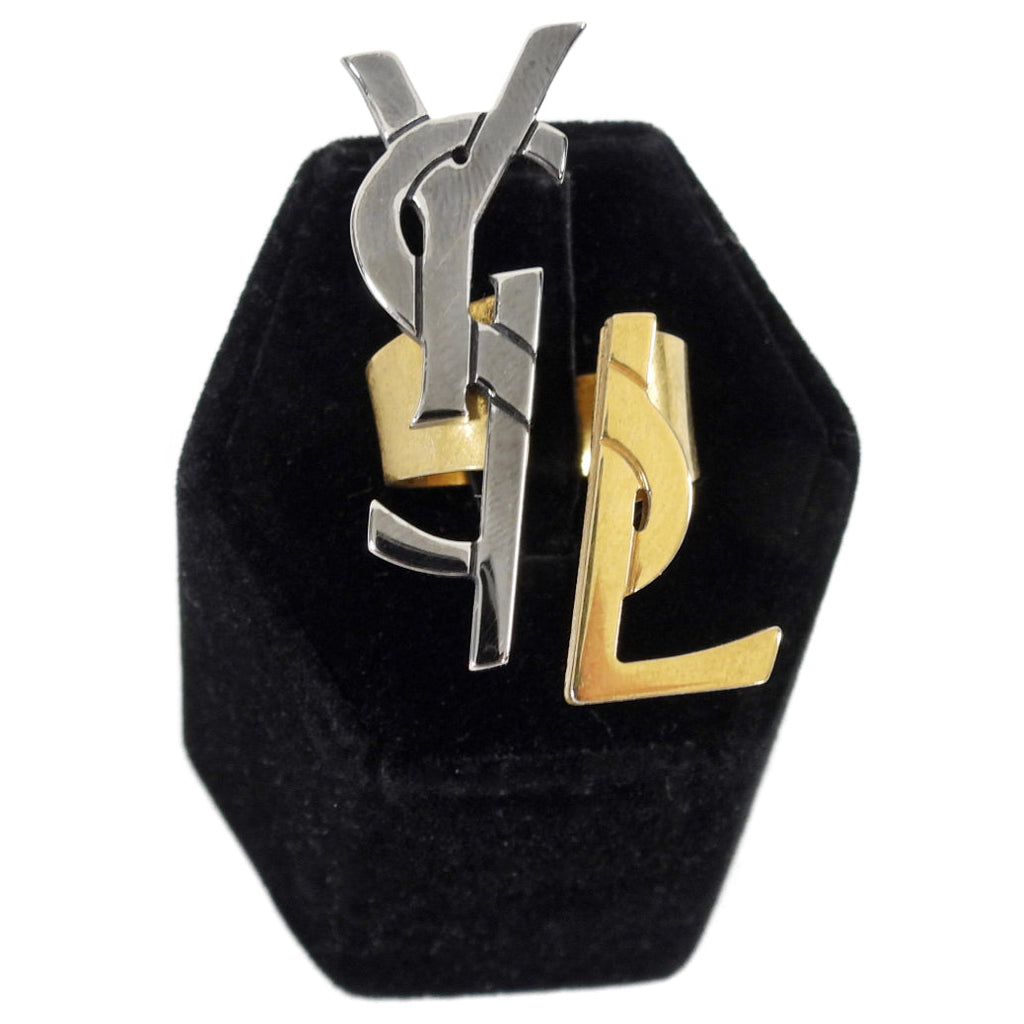 Saint Laurent YSL Logo Ring - 6