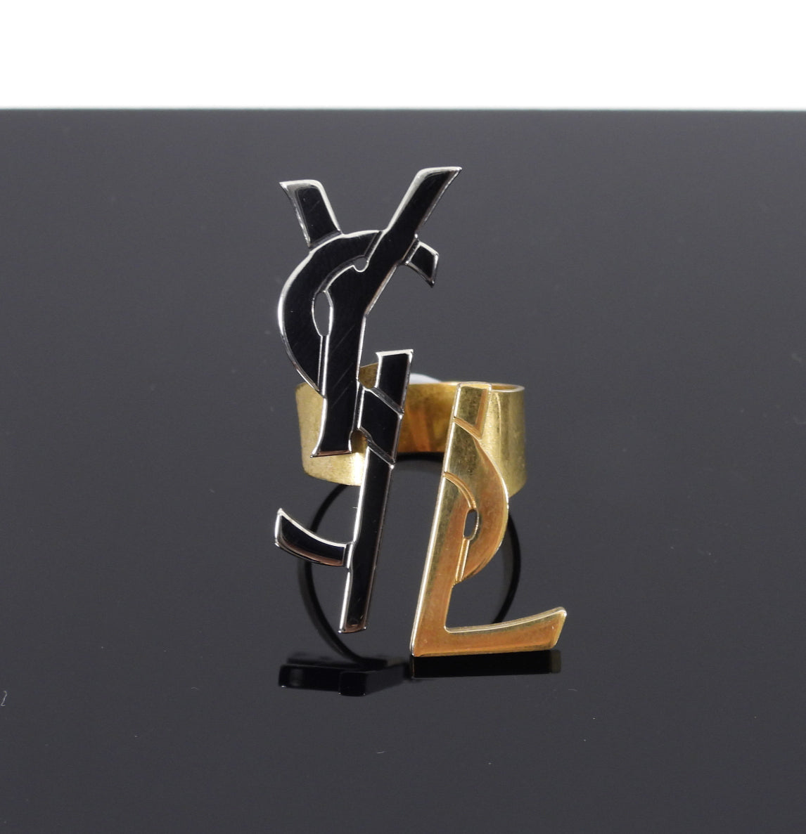 Saint Laurent YSL Logo Ring - 6