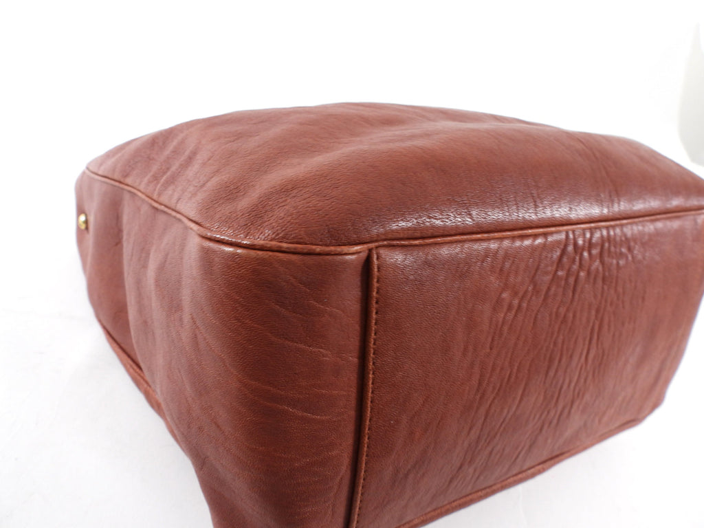 Yves Saint Laurent Rust Leather Roady Hobo Bag