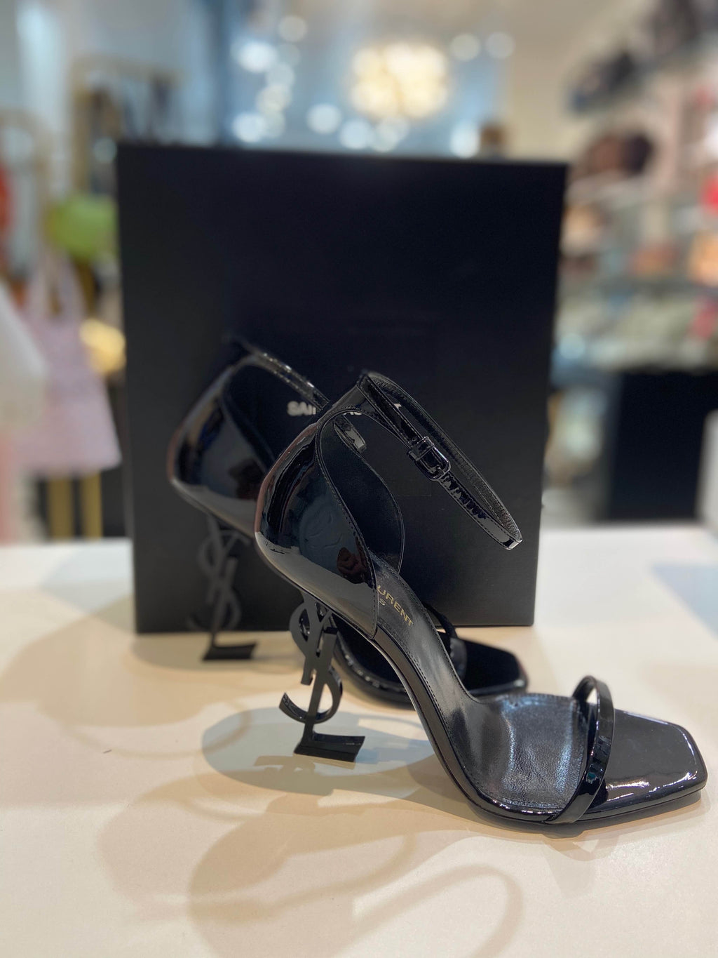 YSL OPYUM ANKLE STRAP PUMP