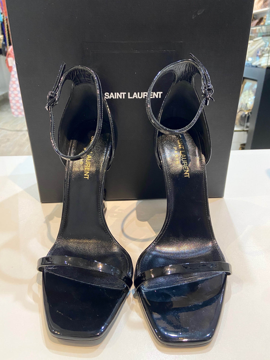 YSL OPYUM ANKLE STRAP PUMP
