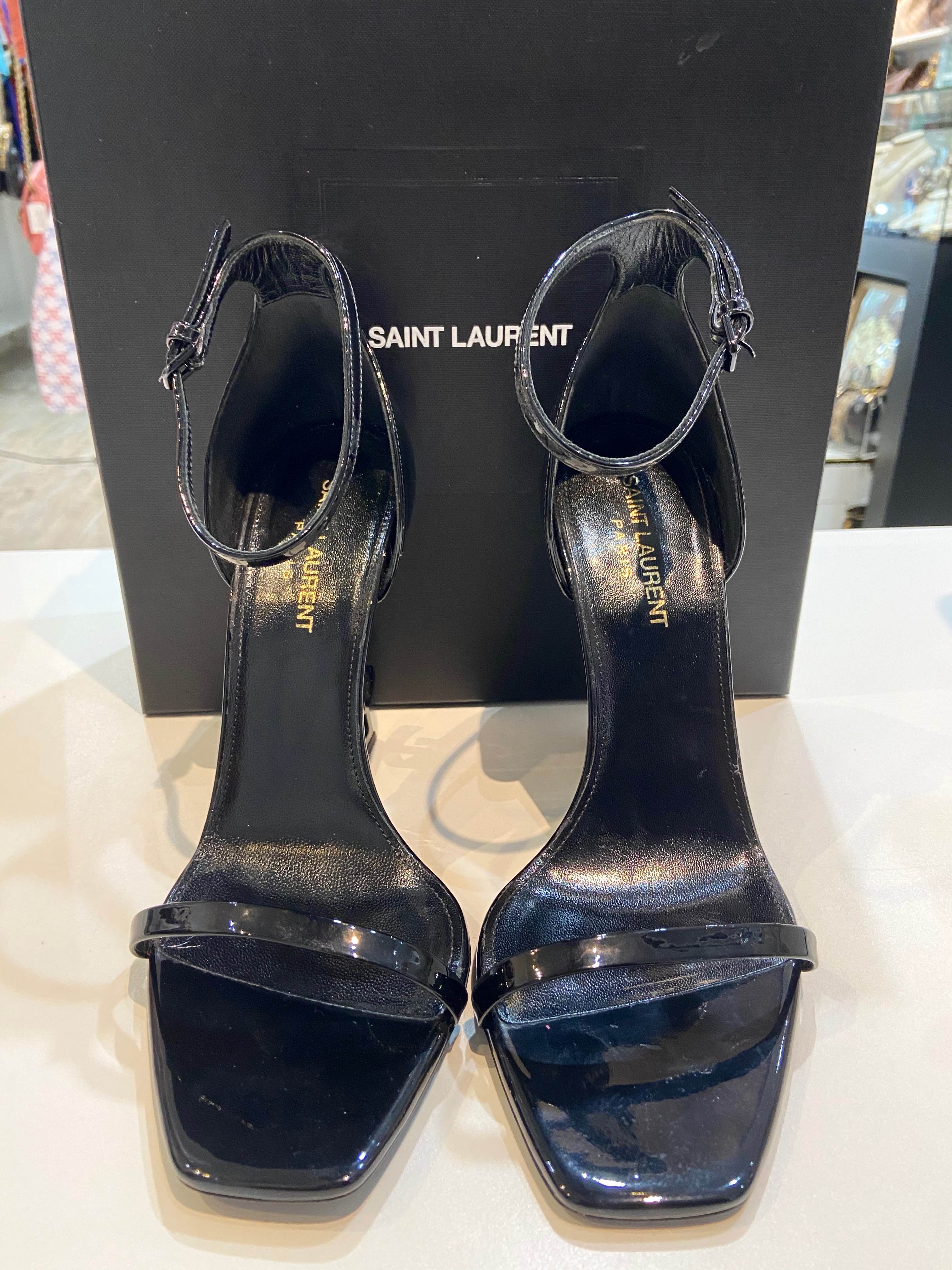 YSL OPYUM ANKLE STRAP PUMP