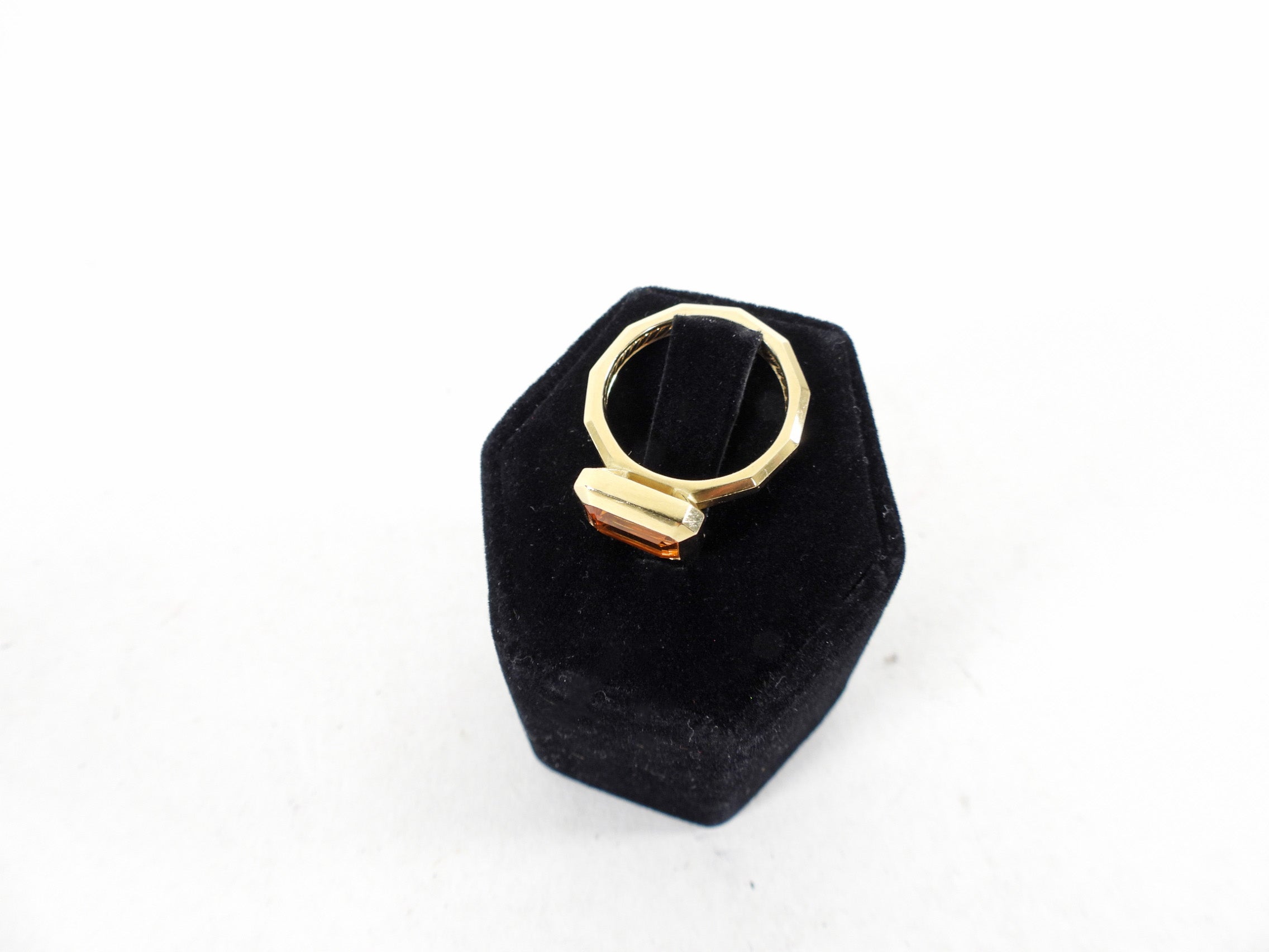 David Yurman 18K Novella Madeira Citrine Ring - 6