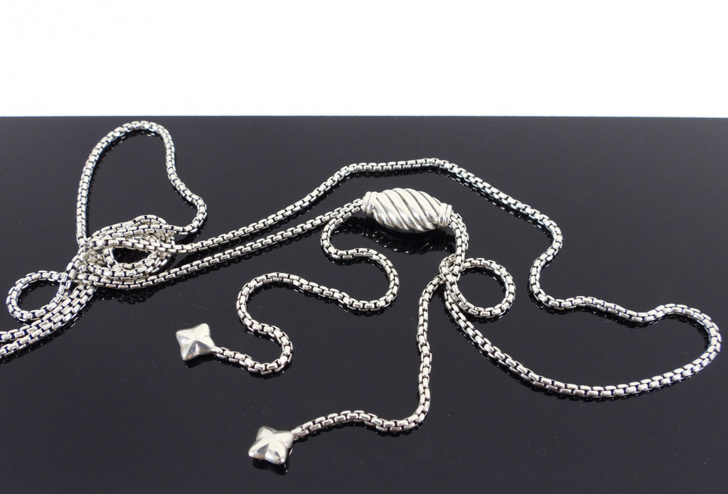 David Yurman Crossover Sterling Pendant Necklace