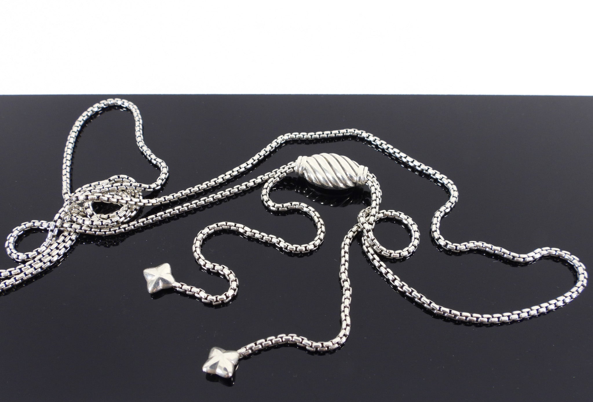 David Yurman Crossover Sterling Pendant Necklace