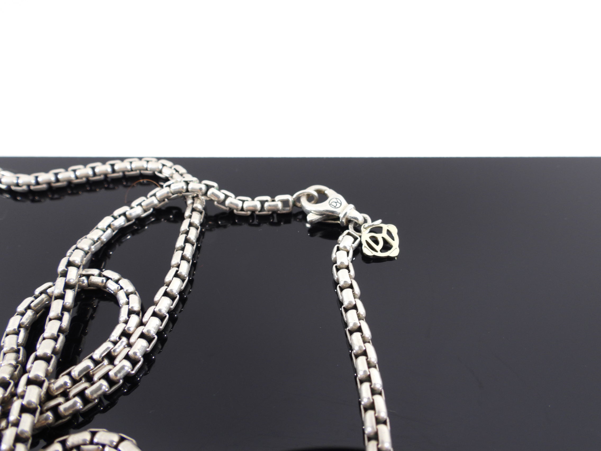 David Yurman Sterling Silver Extra Long Cable Necklace - 72"