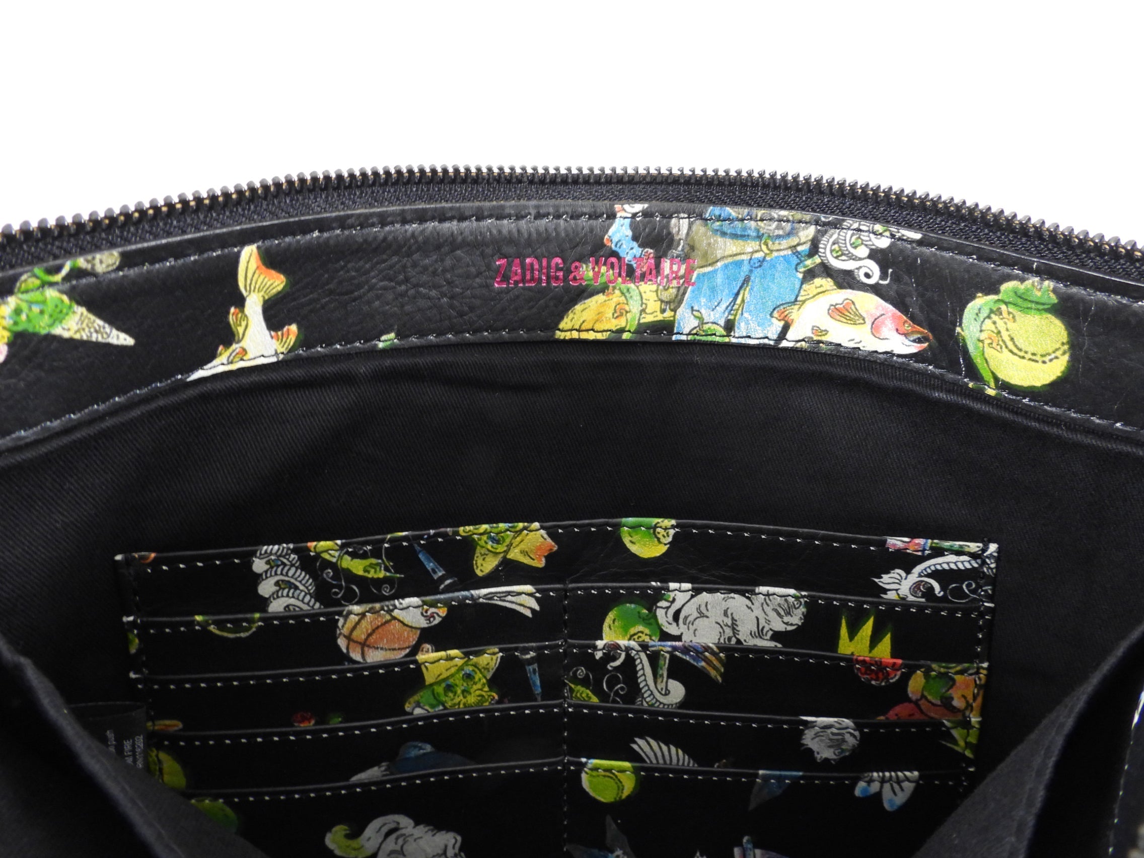 Zadig & Voltaire Novelty Print Leather Crossbody Bag