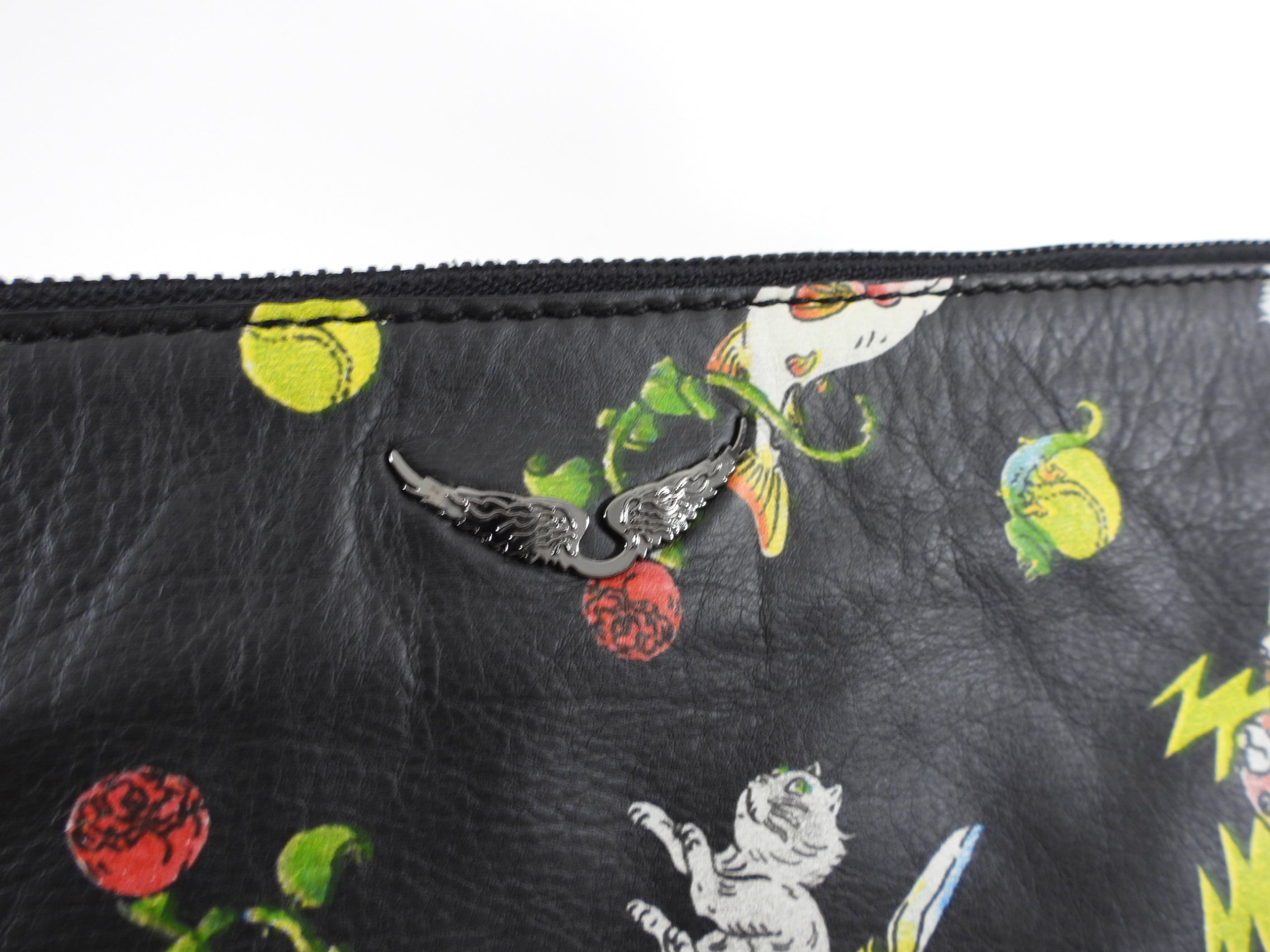 Zadig & Voltaire Novelty Print Leather Crossbody Bag