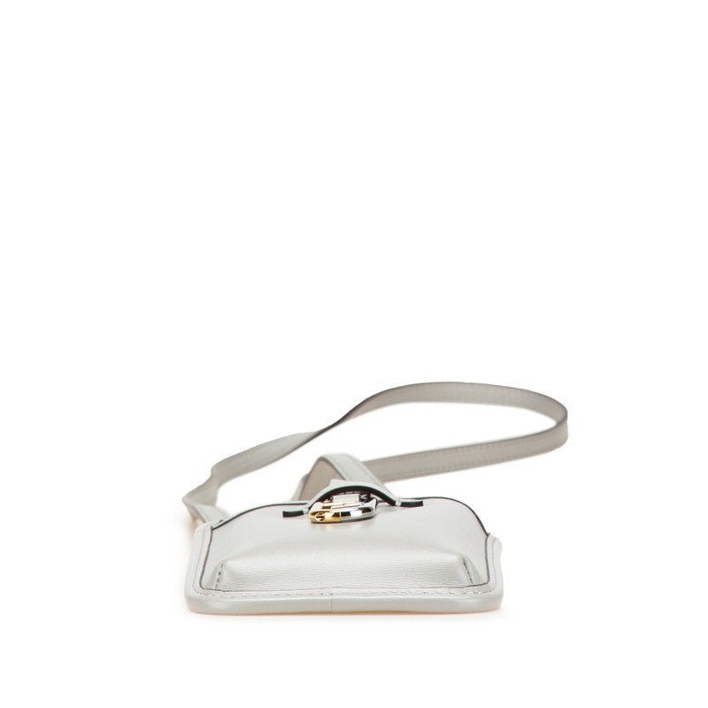 Fendi 7AS131 Leather Phone Holder Shoulder Bag