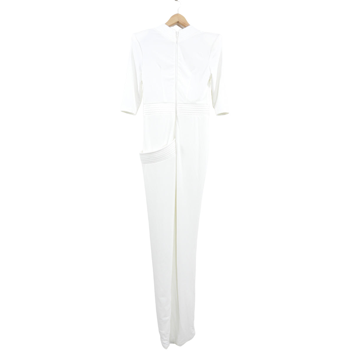 Zhivago Eye of Horus White Jersey Evening Gown - L (8)
